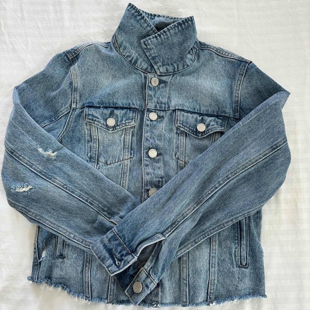 BLANK NYC Denim Jacket Women’s Size Medium - Picture 15 of 16